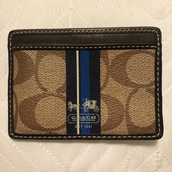 Authentic Coach Card Holder